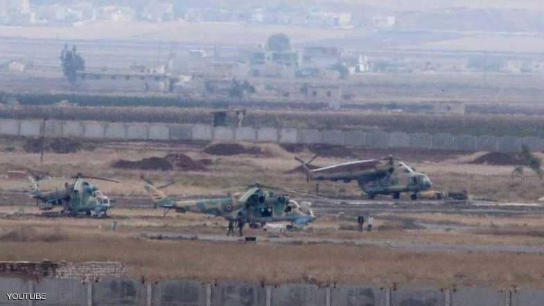 قصف منظومة صواريخ إيرانية في مطار حماة العسكري