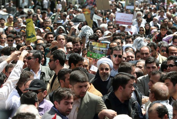  انطلاق  مسيرات يوم القدس العالمي في  طهران وبغداد   