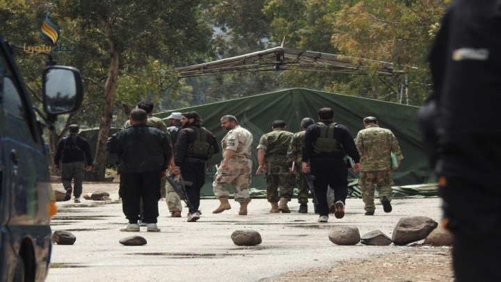  خارطة حل مؤقت قدمها الجيش الحر للروس في الجنوب السوري