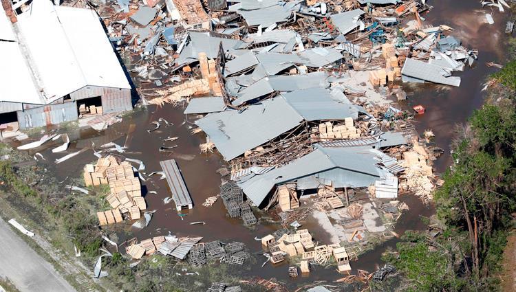 الإعصار مايكل يدمر بلدة أمريكية وكأنها ضربت بـ"أم القنابل"