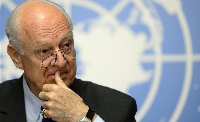 ​دي ميستورا : النظام  يرفض دور الأمم المتحدة باللجنة الدستورية