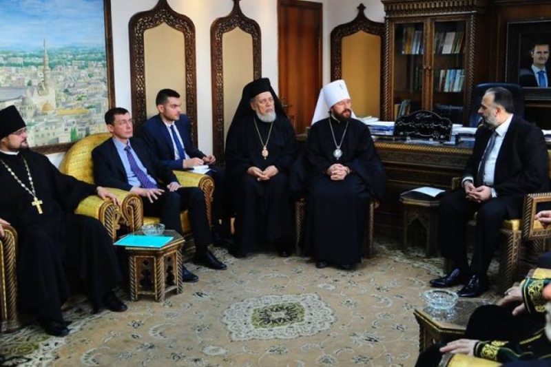  وفود دينية روسية تصل دمشق لتوقيع اتفاقيات مع أوقاف النظام
