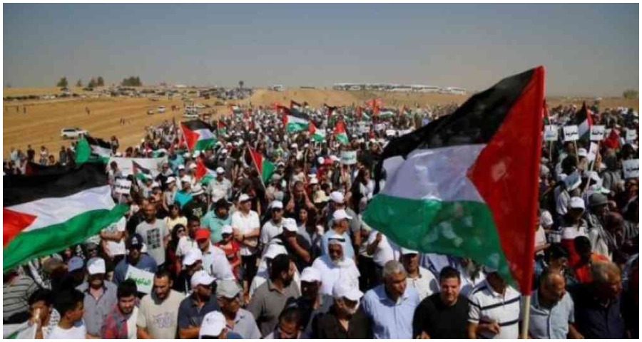 مواجهات بين الفلسطينيين والجيش الإسرائيلي شرق غزة