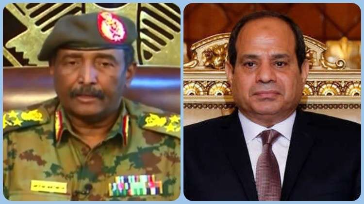"السيسي" وا"لبرهان" يتفقان على أولوية دعم إرادة الشعب السودانى