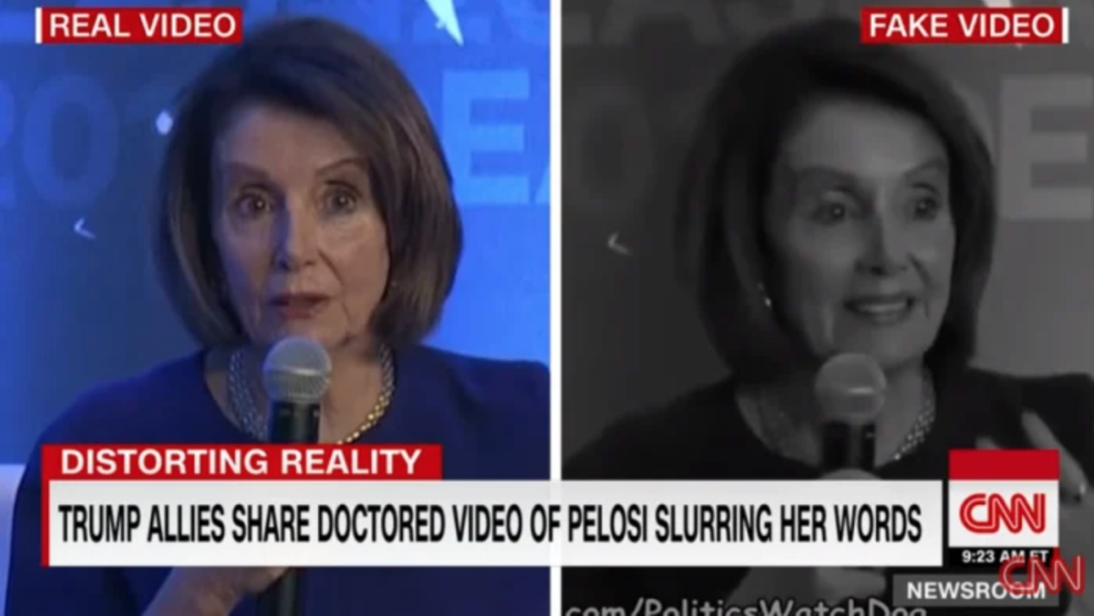 فيسبوك تقول إنها لن تحذف فيديو لبيلوسي تم التلاعب في محتواه