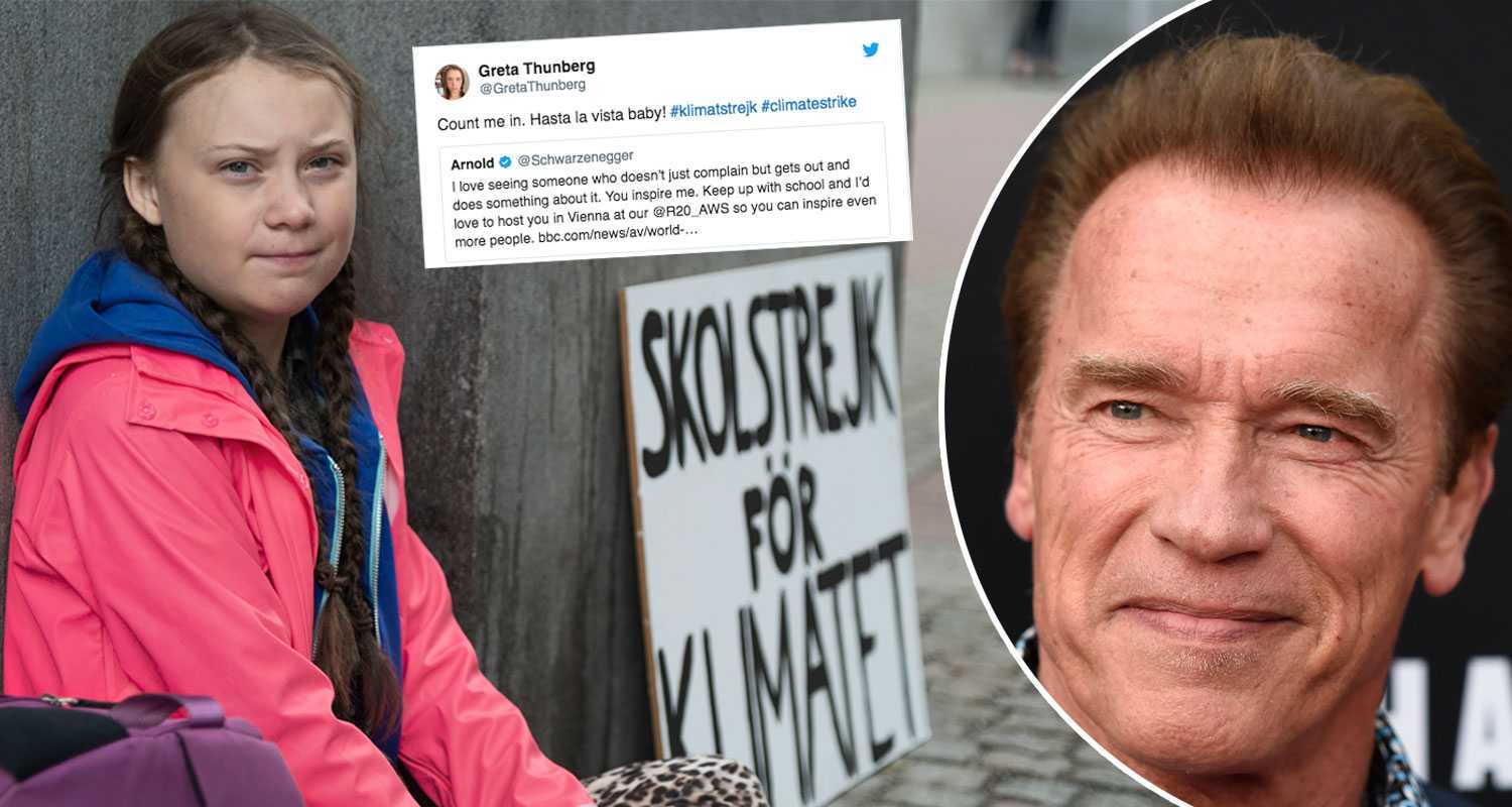 أرنولد شواريزنجر و جريتا ثانبرج