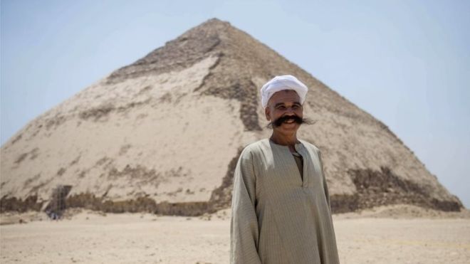 بالصور: مصر تفتح الهرم المنحني أمام الزائرين لأول مرة منذ أكثر من 50 عاما