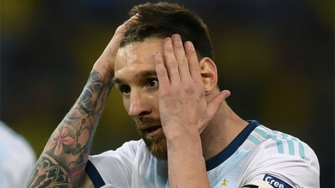 إيقاف ميسي عن اللعب مع المنتخب الأرجنتيني لمدة 3 شهور