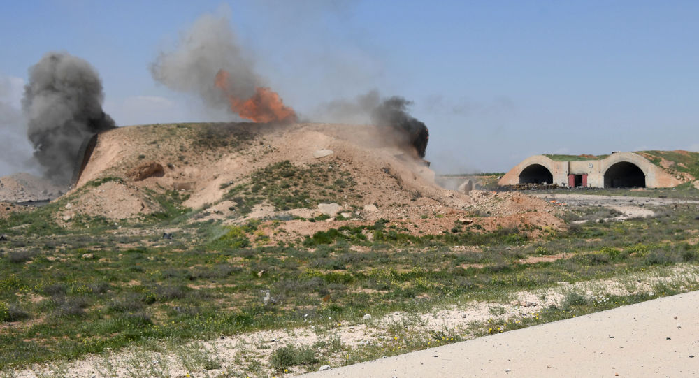 انفجار بمطار الشعيرات