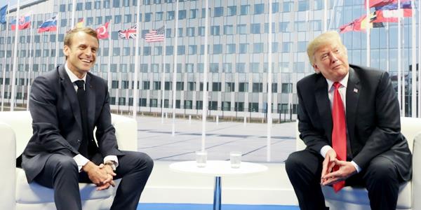 ترامب يتهم ماكرون بمحاولة تمثيل أمريكا في مفاوضات مع إيران