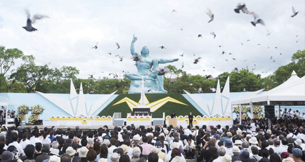 عمدة "نجازاكي" يدعو اليابان للانضمام لمعاهدة حظر الأسلحة النووية