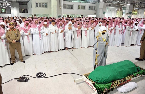 الصلاة على جثمان بن علي