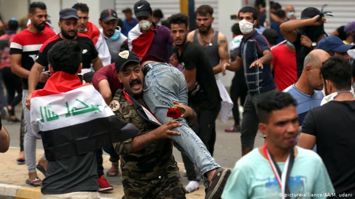 المفوضية العراقية: 100 قتيل و 5500 جريح حصيلةالتظاهرات  