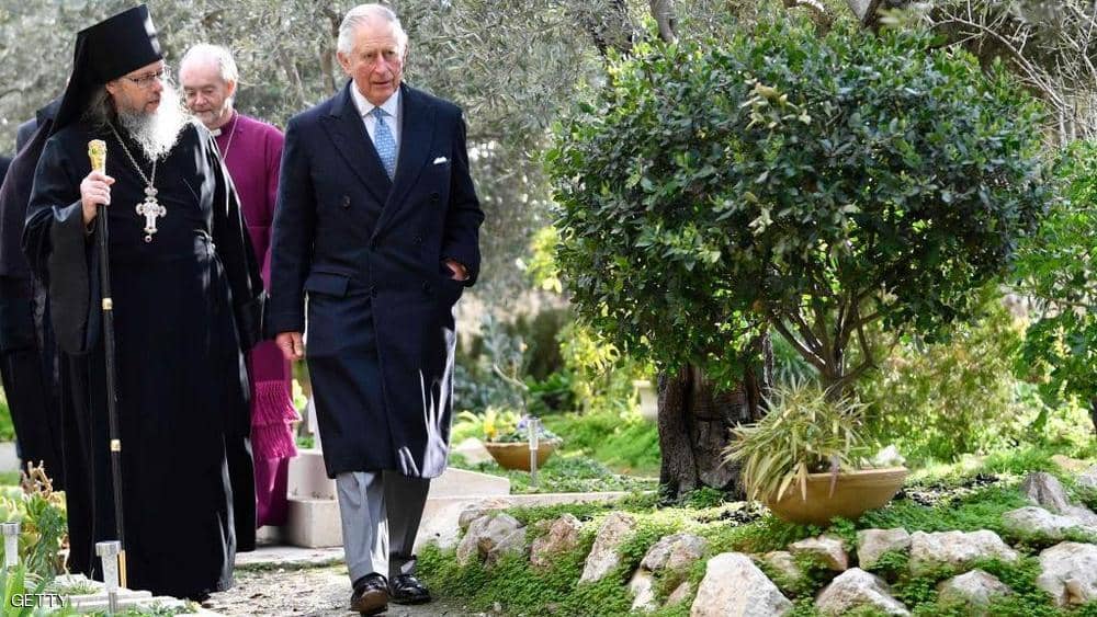 الأمير تشارلز يزور قبر جدته في القدس