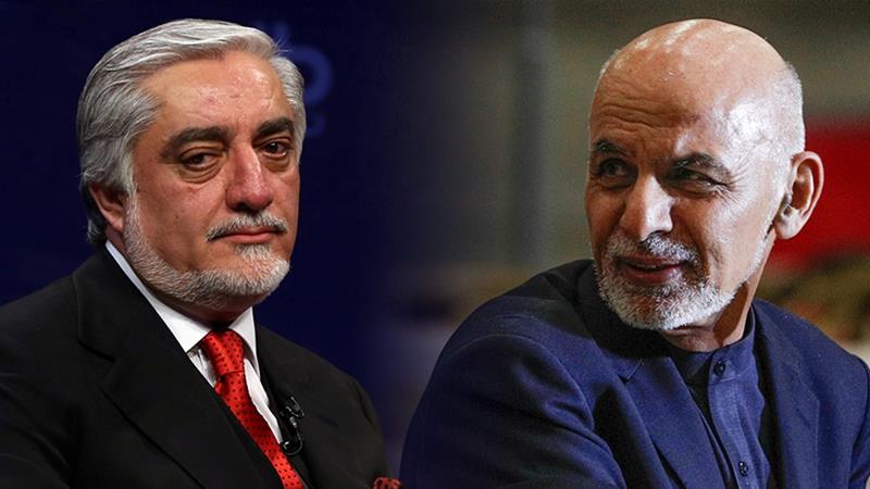 غني وعبد الله يؤديان اليمين الدستورية للرئاسة أفغانستان في مراسم منفصلة