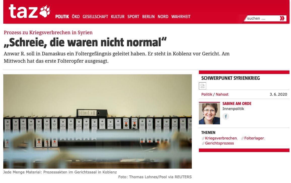 شهادة المخرج فراس فياض في محاكمة انور رسلان بالمانيا  شهادة المخرج فراس فياض في محاكمة انور رسلان بالمانيا