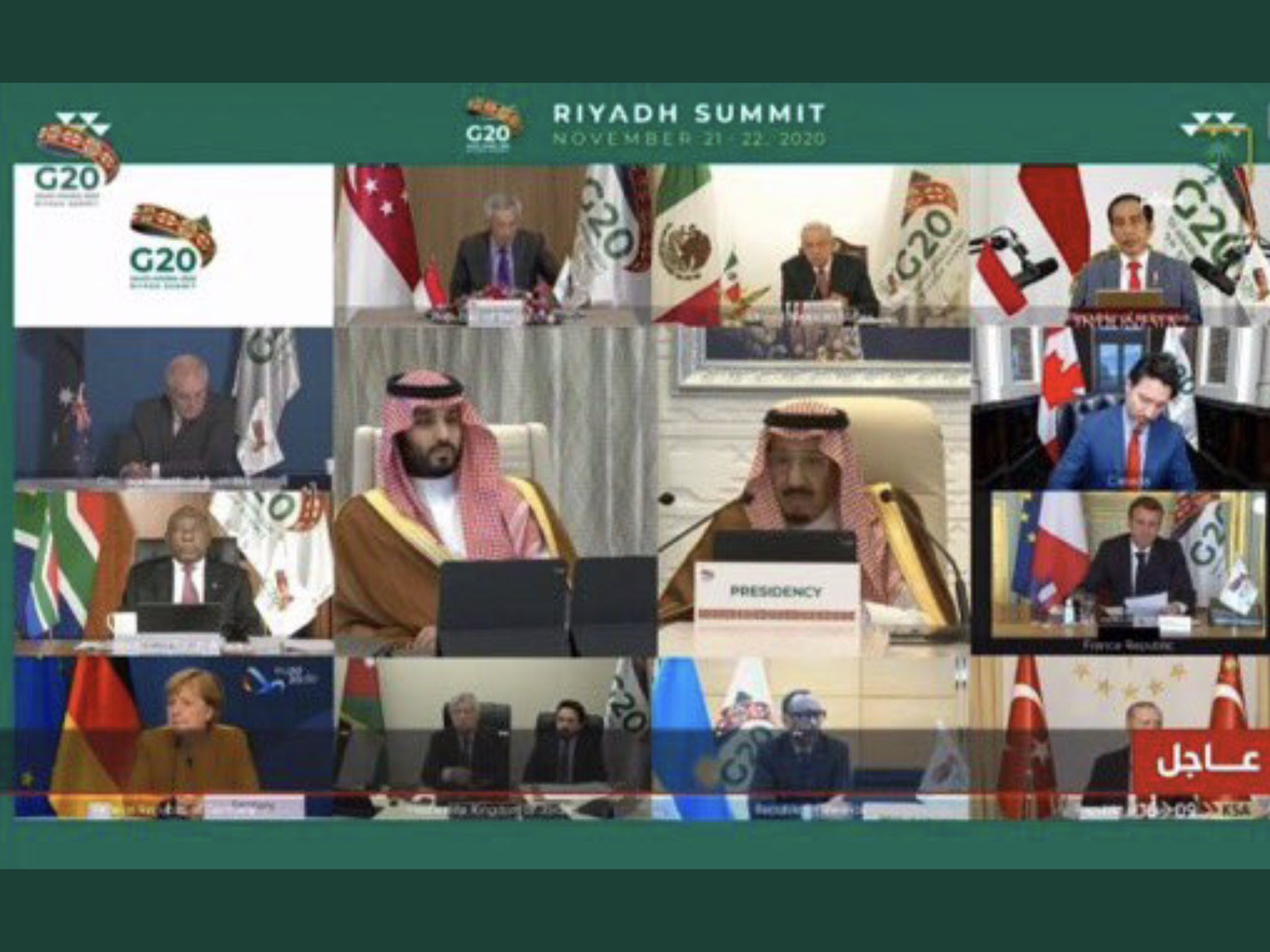 "كورونا" زاد من مسؤولية وأهمية "مجموعة العشرين"    "كورونا" زاد من مسؤولية وأهمية "مجموعة العشرين"