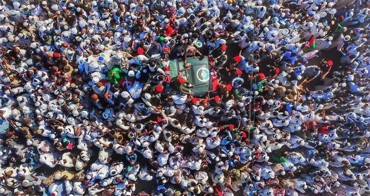 السودان شيع الصادق المهدي بجنازة رسمية يتقدمها البرهان