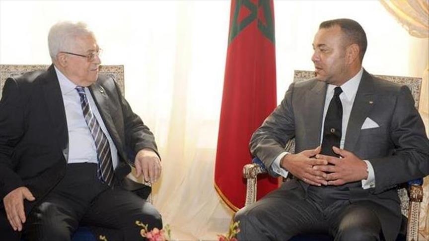 العاهل المغربي وعباس - ايه - ايه
