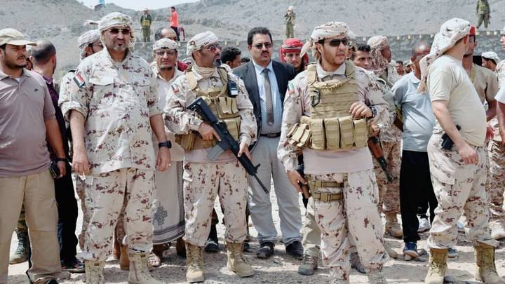 رئيس المجلس الانتقالي الجنوبي عيدروس الزبيدي في عدن (المجلس الانتقالي الجنوبي)