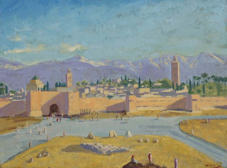 لوحة برج مسجد  الكتبية - كريستي ليمتد