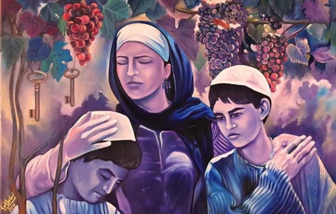 فنانون من غزة يجسدون برسوماتهم المعاناة التي عاشها القطاع فنانون من غزة يجسدون برسوماتهم المعاناة التي عاشها القطاع