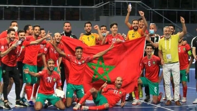  المغرب يتوج بكأس العرب لكرة الصالات بعد فوزه على مصر 