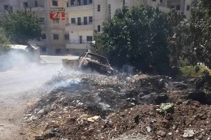 قتلى وجرحى باشتباكات في مدينة "شهبا" في السويداء