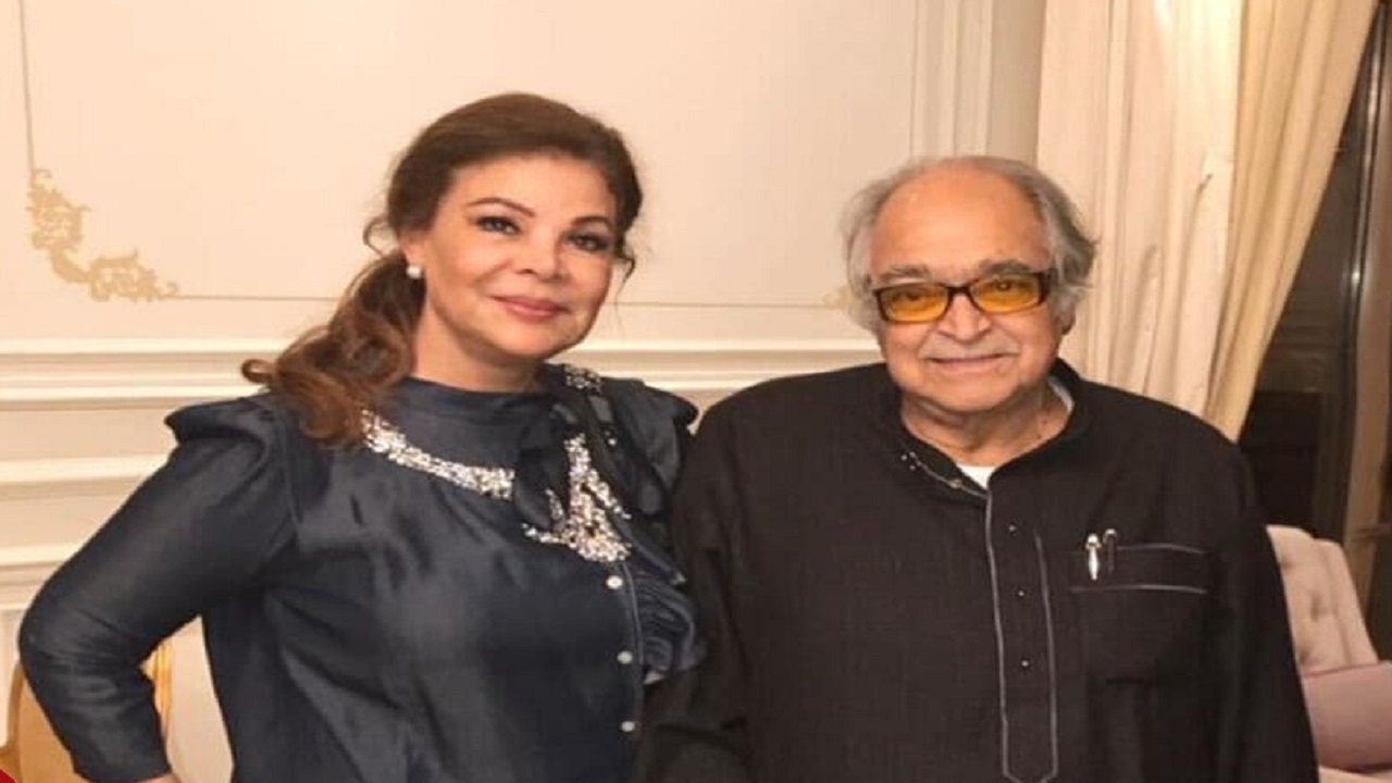 الراحل الشيخ صالح كامل مع الفنانة صفاء ابو السعود
