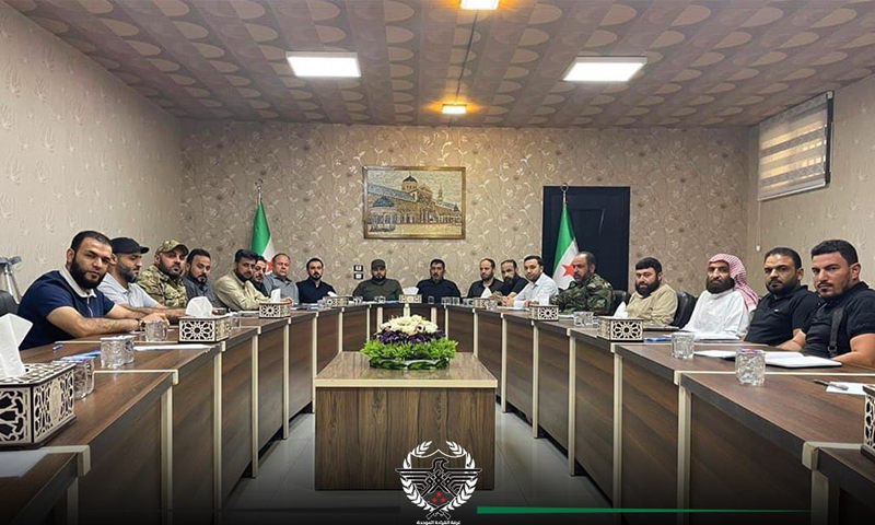 جانب من اجتماع غرفة العمليات الموحدة عزم