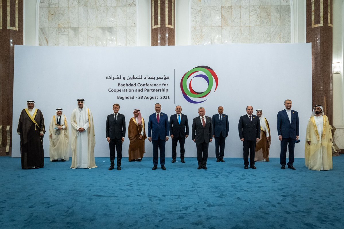   عبد اللهيان يخرق البروتوكول بقمة بغداد وينتقد عدم دعوة الاسد 
