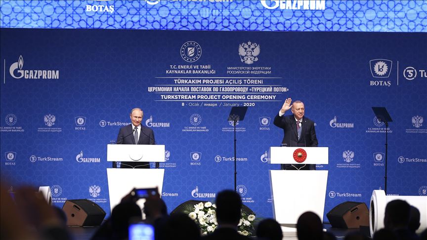 اردوغان وبوتن في قمة سابقة بينهما