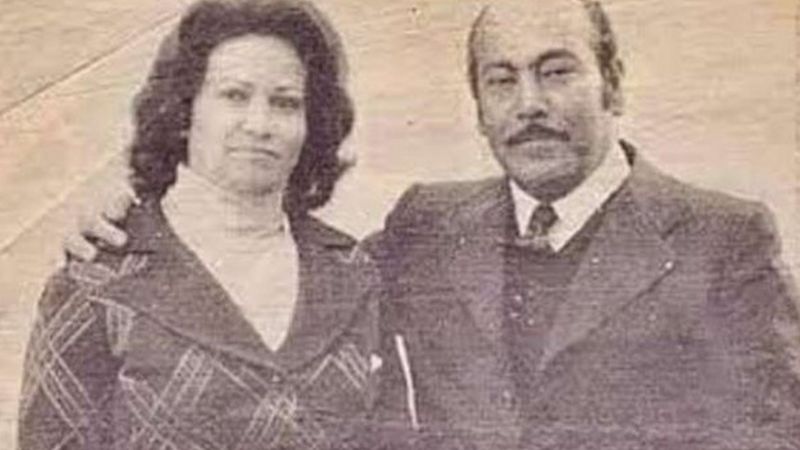 انشراح موسى وزوجها - فيسبوك