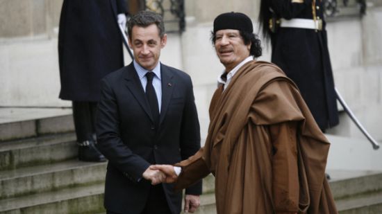 اتهامات بتمويل ليبيا لساركوزي