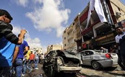 نجاة ضابط في الجيش في مدينة بنغازي شرق ليبيا