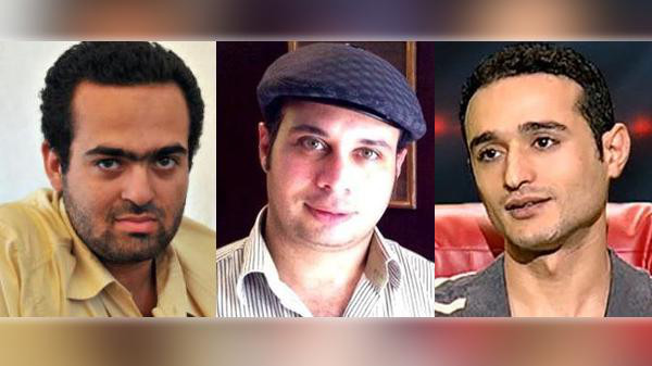 أحمد دومة وأحمد ماهر ومحمد عادل