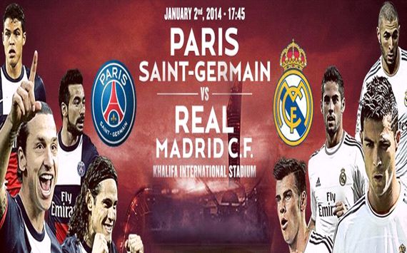 باريس سان جرمان وريال مدريد وديا الخميس في الدوحة