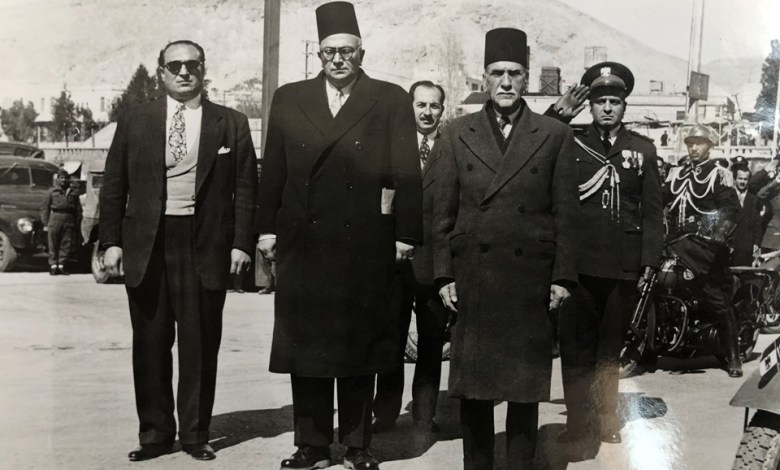هاشم الاتاسي مع خالد العظم وجمال الفيصل - انترنت