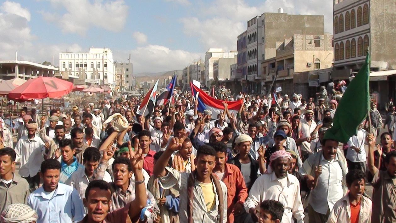 ٍّقتيلان في اليمن اثناء تفريق تظاهرة مطالبة بالاستقلال
