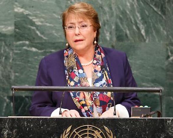 المفوضة السامية لحقوق الإنسان، ميشيل باشيليت
