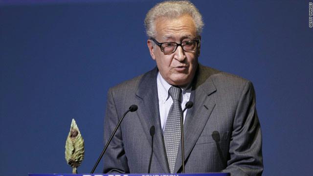 الابراهيمي يقول اجراء انتخابات رئاسية في سوريا سينسف مفاوضات السلام