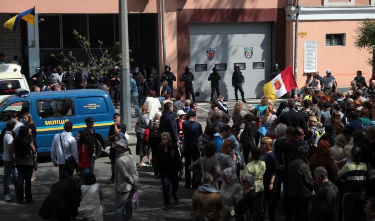 مقتل عشرات الاشخاص الموالين لروسيا باوديسا من قبل متظاهرين موالين لاوكرانيا