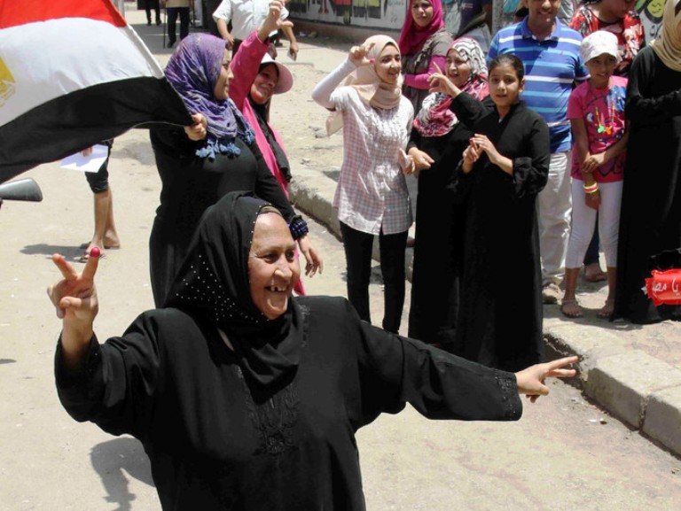 اغلاق مراكز الاقتراع في الانتخابات الرئاسية في مصر