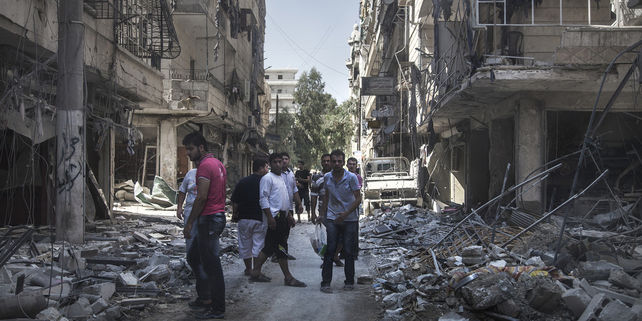 حوالى الفي قتيل في قصف جوي في حلب منذ مطلع العام