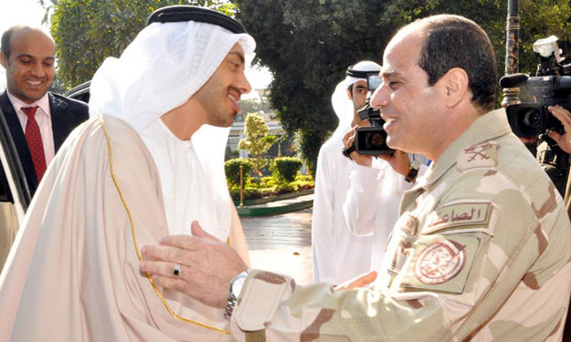 الامارات تؤكد عزمها مساعدة السيسي