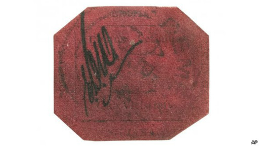 طابع بريطاني نادر يعرض في مزاد بمدينة نيويورك