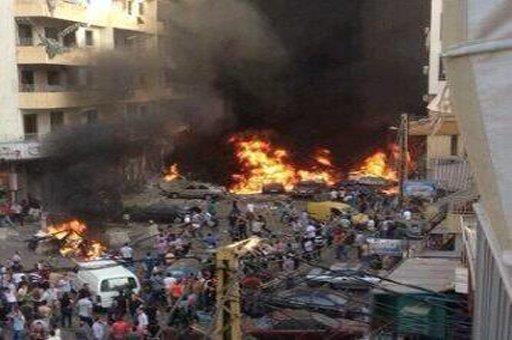 12 جريحا في تفجير انتحاري بسيارة مفخخة في الضاحية الجنوبية لبيروت