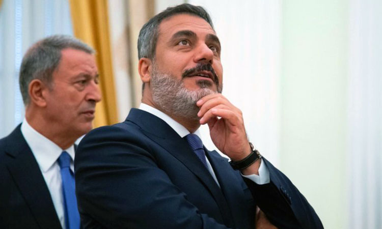 حقان فيدان و،خلوصي اكار ...استفادة من التعاون الامني مع دمشق