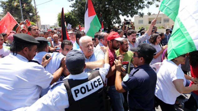 الامن الفلسطيني يحول دون الاحتكاك مع الجيش الاسرائيلي في الضفة الغربية