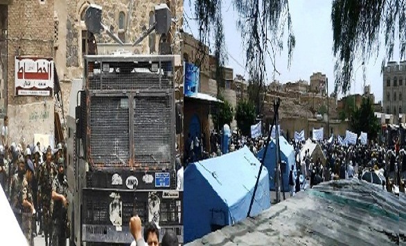 الحوثيون يبدأون احتجاجات تصعيدية في صنعاء للمطالبة باسقاط الحكومة